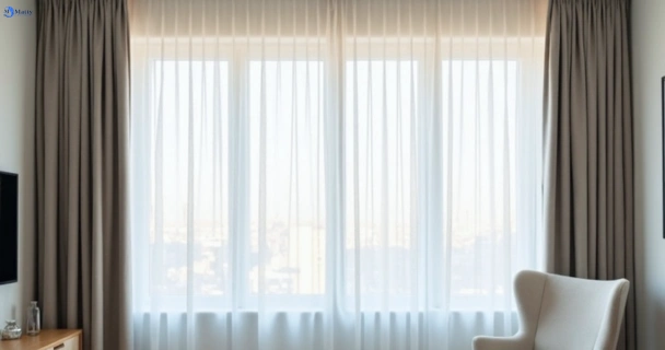 Restored vibrant drapes in helensvale QLD after Matty Curtain Cleaning